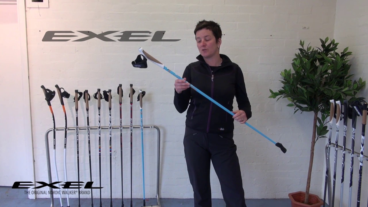 exel nordic walking sticks