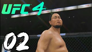 UFC 4 Heavyweight Career Mode Walkthrough Part 2 - MAULING!
