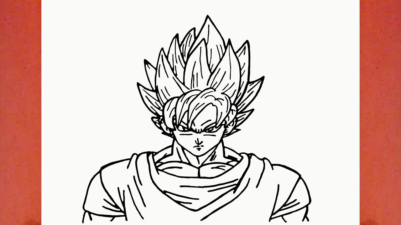 Come disegnare Goku Super Sayan  YouTube