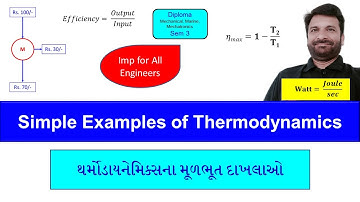 Solved Examples of Engg Thermodynamics |GTU Winter 2024 Exam