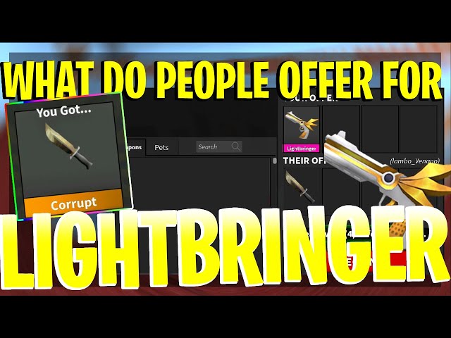 Trading Light Bringer for Pris, Red, and Purple seer (mm2 trading