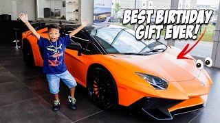 We Surprised Our Son With A LAMBORGHINI On His BIRTHDAY!