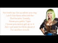 Nicki Minaj - Letting Go (Dutty Love) Verse Lyrics Video