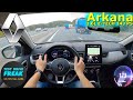 2023 Renault Arkana E-TECH 145 Techno 143 PS TOP SPEED GERMAN AUTOBAHN DRIVE POV