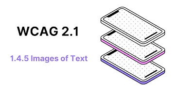 WCAG 2.1 Guideline 1.4.5 Images of Text
