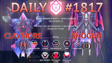 DUO (SPEED RUN) - LAMBDA CLAYMORE & SIGMA SHOGUN - daily #1817 - Phoenix II - Marshal S4