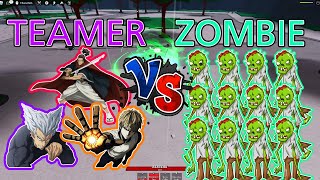 TEAMER VS ZOMBIE EP 4 | Roblox The Strongest Battlegrounds