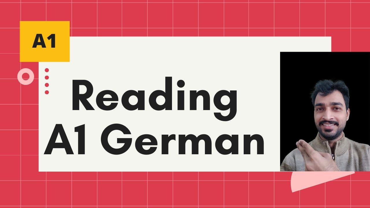 GERMAN READING Text A1 german Lesen YouTube