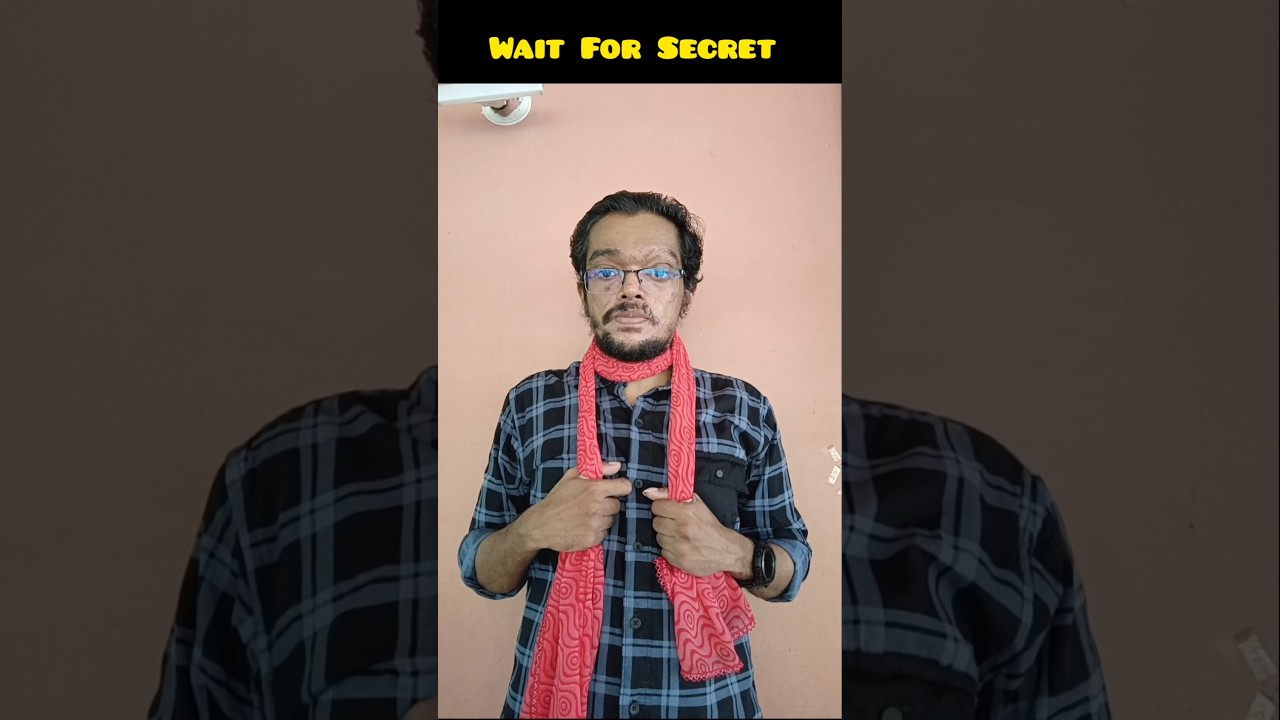 Scarf Thru Neck Trick SECRET 🎩🤗 