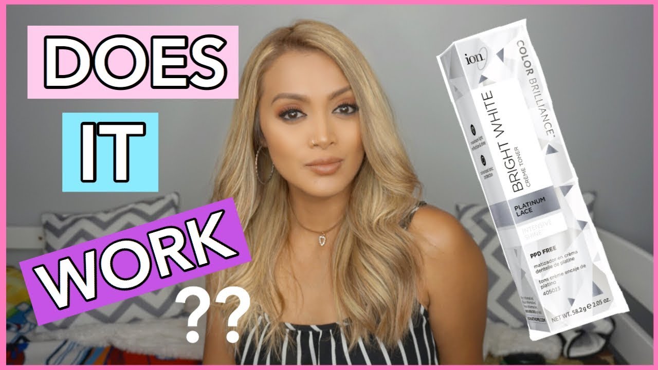 In this video I will be toning my hair with the BRIGHT WHITE in PLATINUM LA...