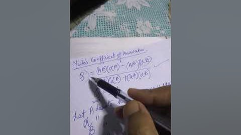 Business Statistics Association of attributes