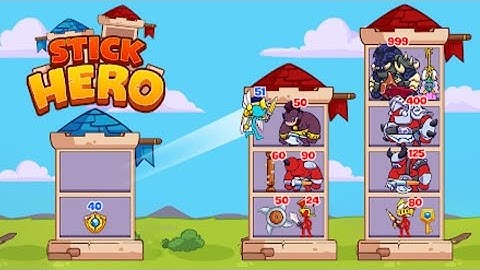 Stick Hero: Mighty Tower Wars - Walkthrough Guide Android Casual Game (Android, iOS) #gaming
