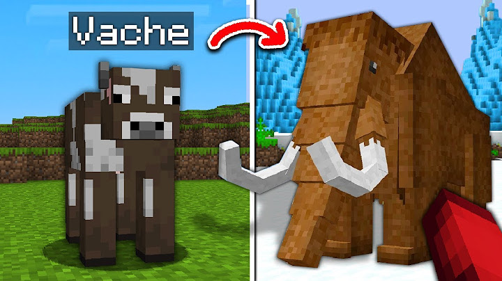 J'ai refait les Mobs de Minecraft en version Préhistorique !!