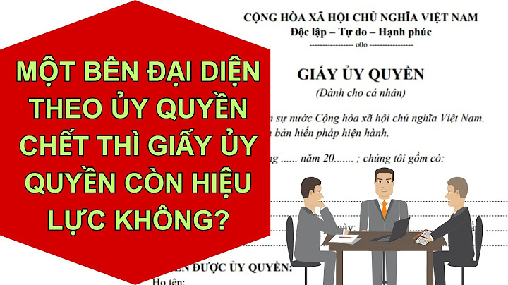 Danh sách người đại diện theo ủy quyền là gì năm 2024