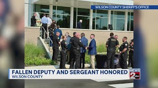 Fallen Wilson County deputy, Mt. Juliet sergeant honored Thursday