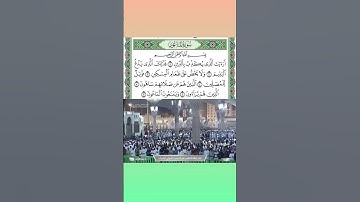 سورة الماعون قراءة الشيخ أحمد بن طالب