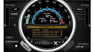 EVGA Precision X как пользоваться