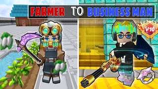 From FARMER To BUSINESS MAN In Skyblock! BlockmanGo Minecraft Tutorial