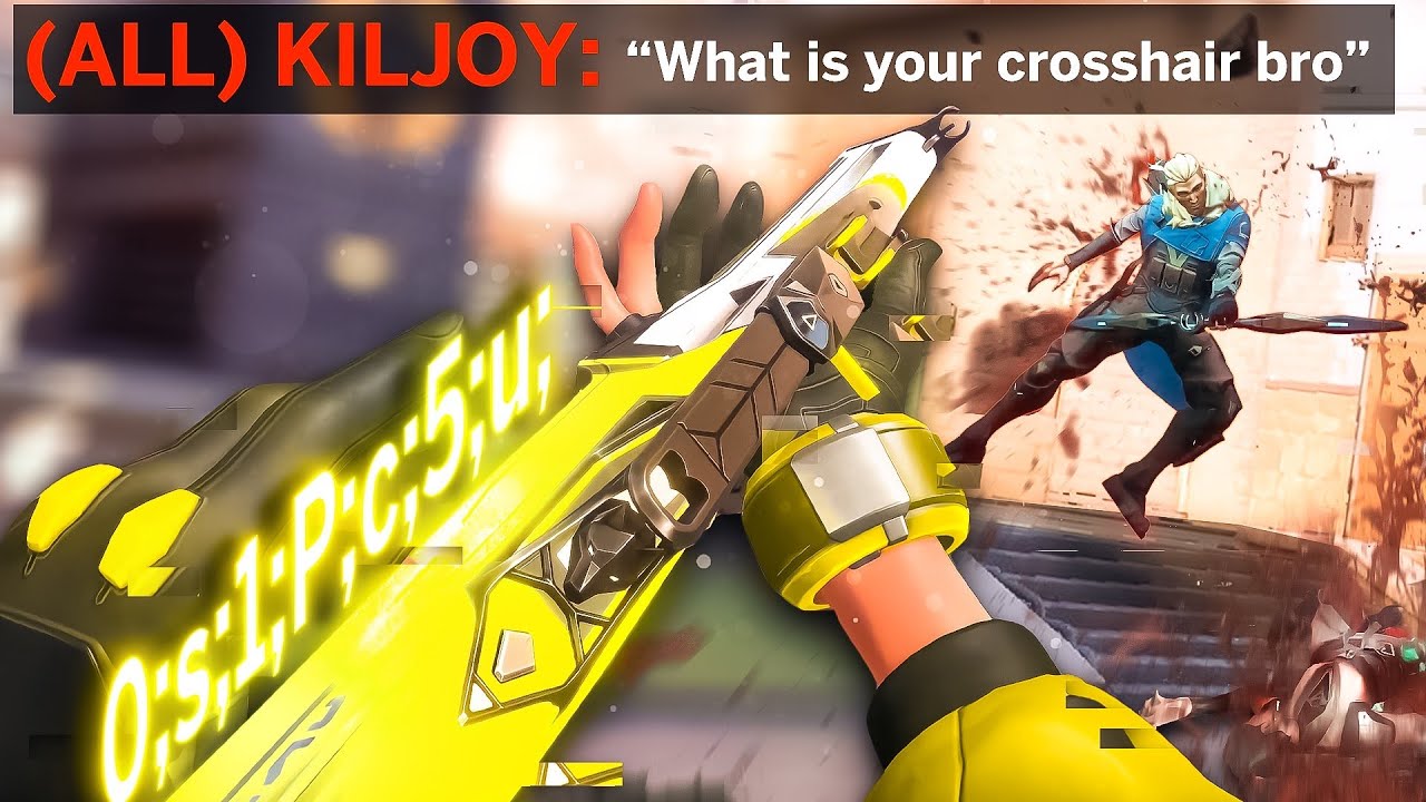 Copy this GOD Crosshair for Smooth aim (VALORANT Crosshair Code)