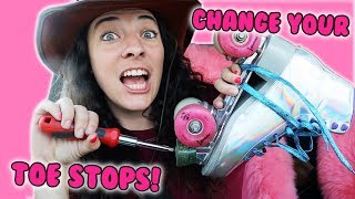 How to Change the Toe Stops on My Roller Skates