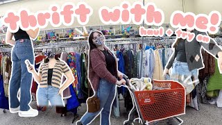 Thrift With Me! | Thrifting for Vintage at Value Village | Haul & Try On