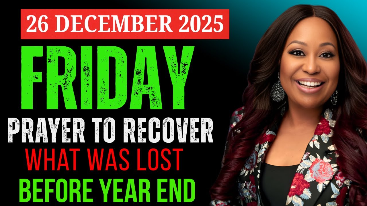 26 DEC 2025 | Prayer to Recover What Was Lost Before Year End ⚡ Powerful Prophetic Prayer  Dr. Cindy