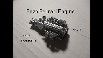 Building a Model Enzo Ferrari - Part 1: The Engine