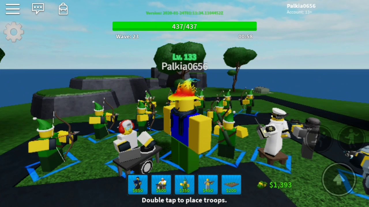 Включи tower defence roblox