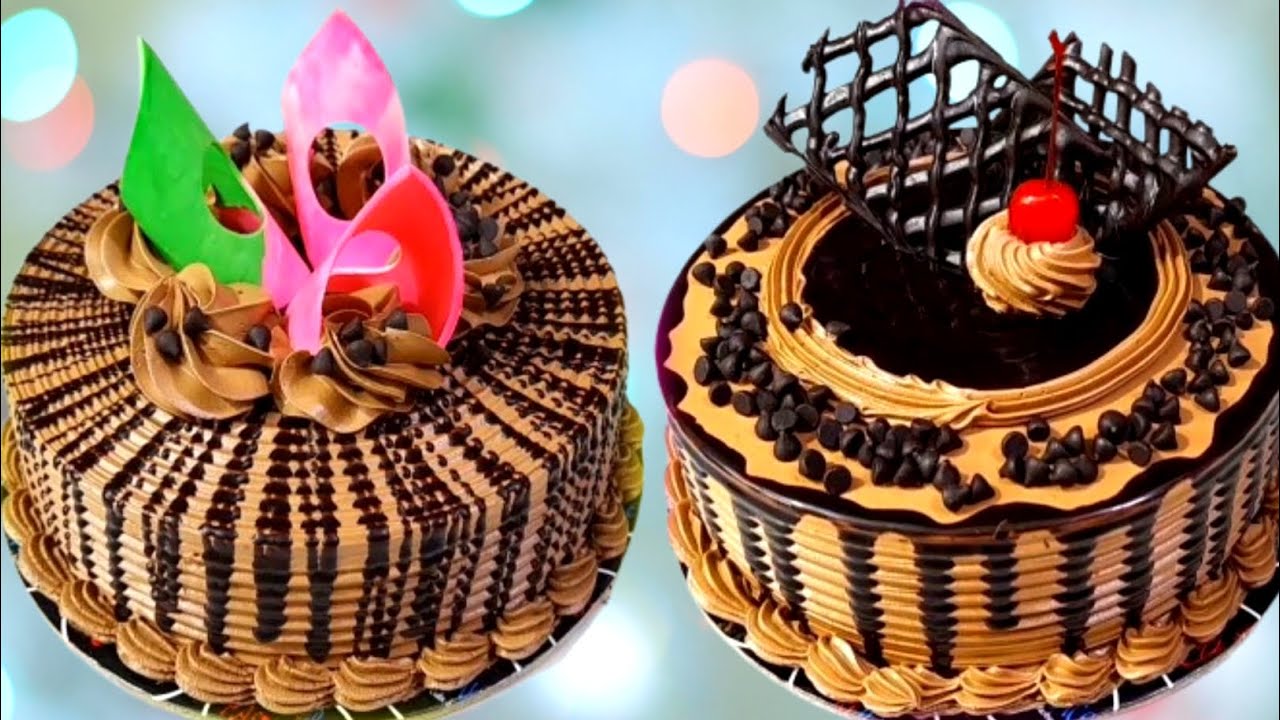 Chocolate cake Decoration ideas /////// Cake And Pastry King - YouTube