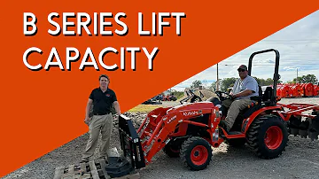 What is the ACTUAL lift capacity of the Kubota B Series?