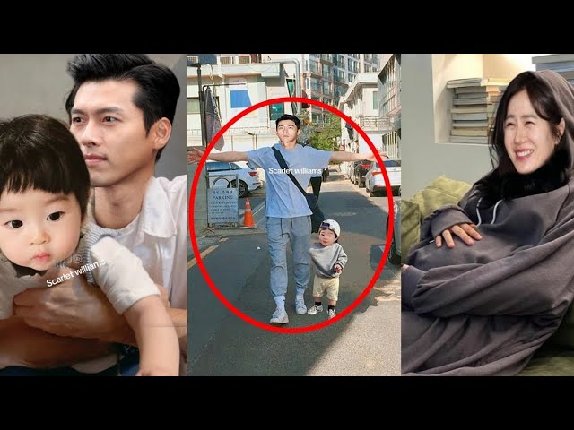Despite Their Busy Schedule Hyun Bin and Baby Alkong Spotted in Public for  the second time! - YouTube