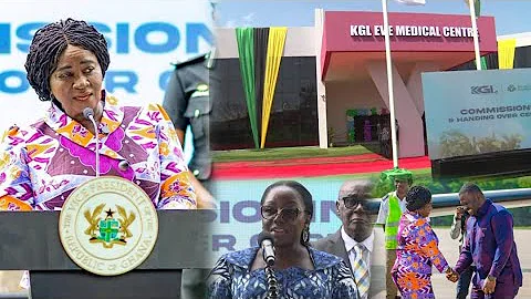 WOW😳 Vice President Jane Naana & Otumfour's Wife Commissioned Eve KGL Medical Centre at KNUST