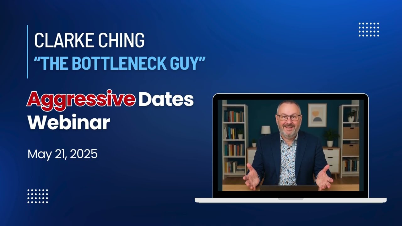 Aggressive Dates by Clarke Ching: How to Deliver Agile Projects On Time (Webinar Replay)