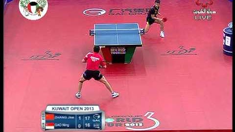 Kuwait Open: Zhang Jike-Gao Ning
