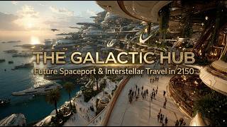 The Galactic Hub: Future Spaceport & Interstellar Travel in 2150