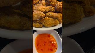 Easy Crispy Deep Fried Chicken Wings. Yummy. youtubeshorts cooking friedchickenwings