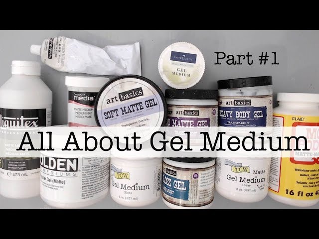 Art Journal Supplies : How to use Gesso, Matte Medium, Moulding paste, Gel  Gloss Medium 