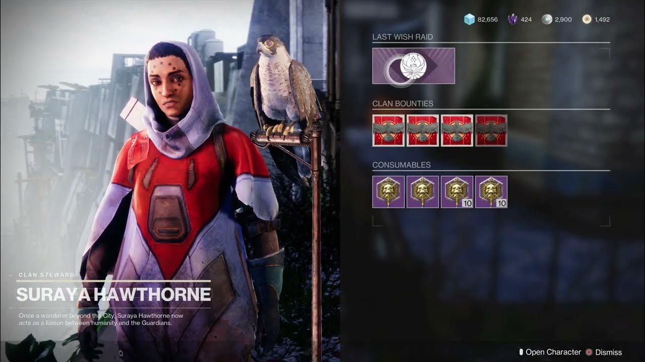 Destiny 2 Lightfall Get to Hawthorn for Use Spoils of Conquest Get Red