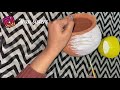 DIY- Pot Decoration with Clay Flowers | Frangipani Flowers | Home Decoration Ideas | Flower Pot || Mp3 Song