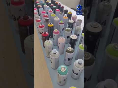 Pintadas en la pared de una propiedad privada en Arrecife