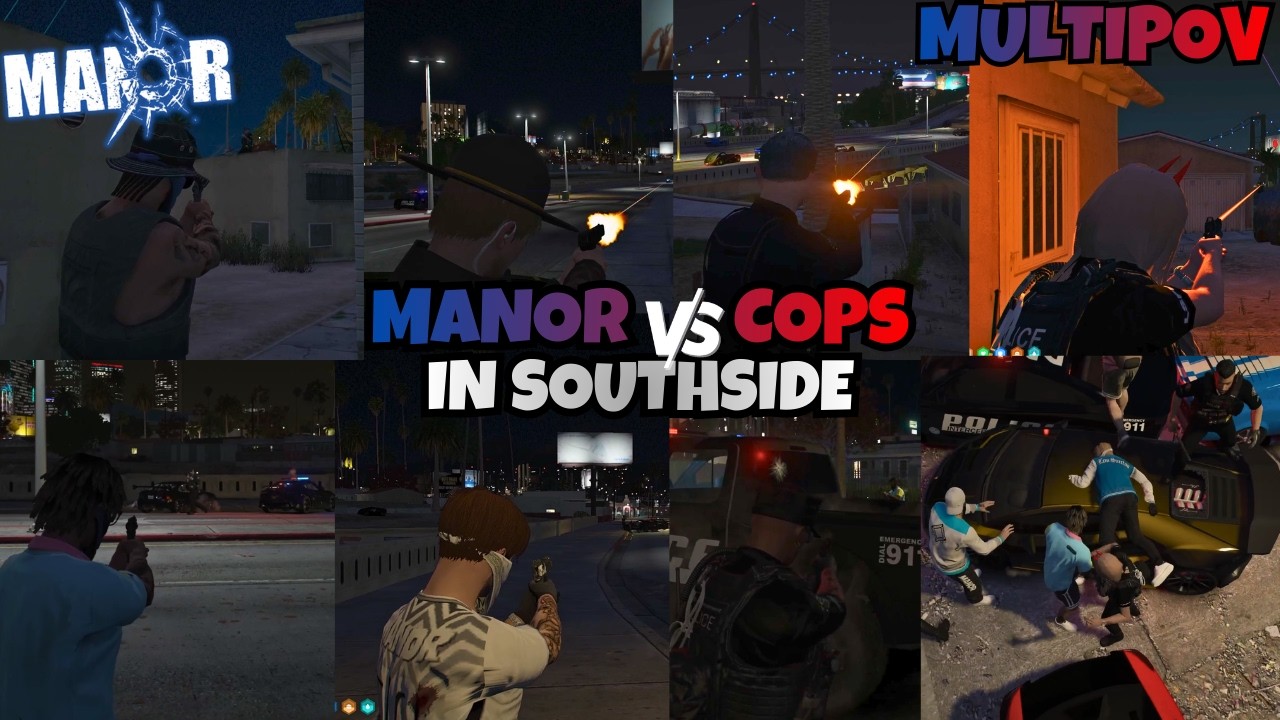 Manor Smoke Cops After Clive & Simon Go Down In Paleto Chase | MUTLIPOV | NOPIXEL 4.0 GTA RP