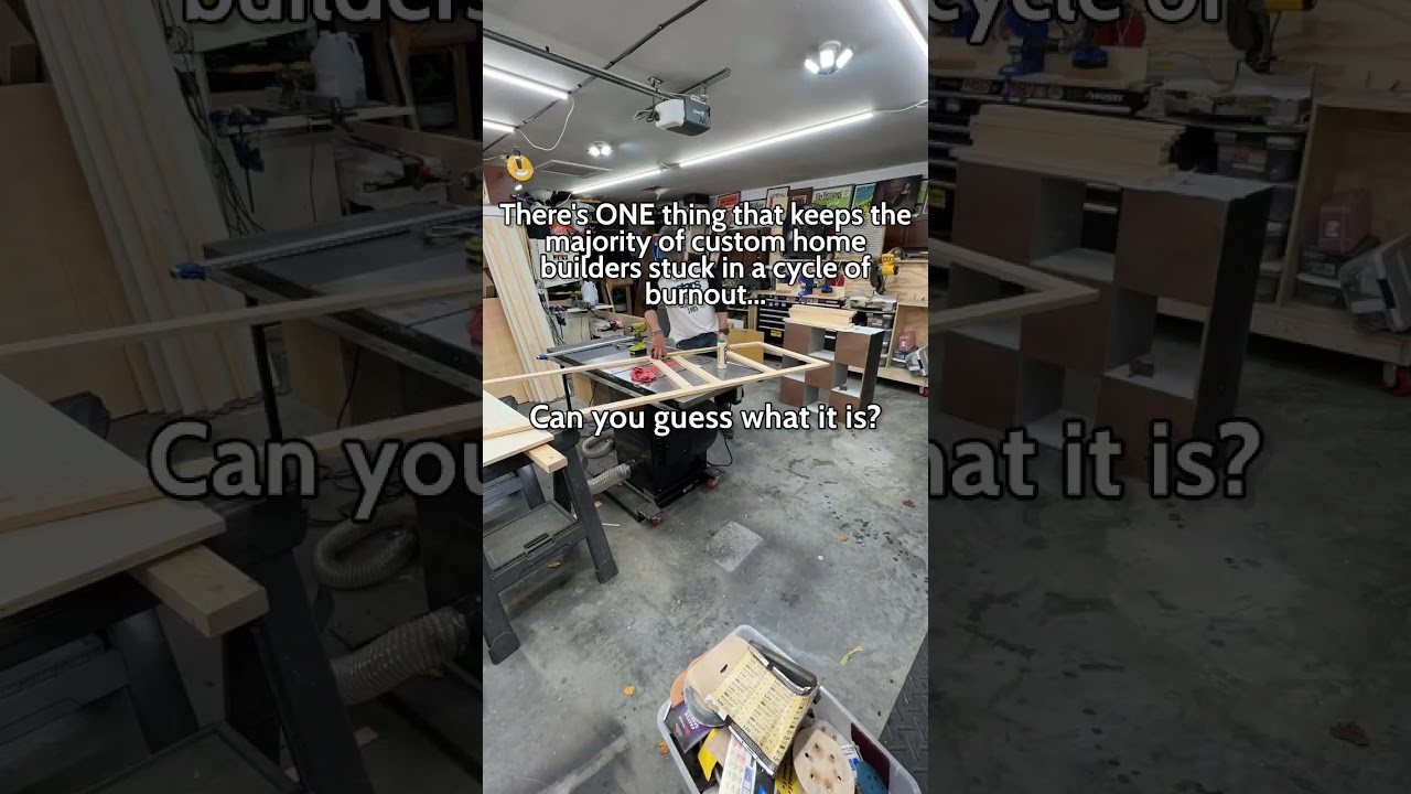 The One Thing Keeping Custom Home Builders Stuck in Burnout