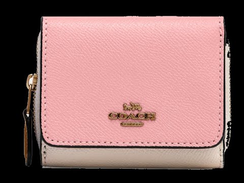 Cartera Coach Rosa - YouTube