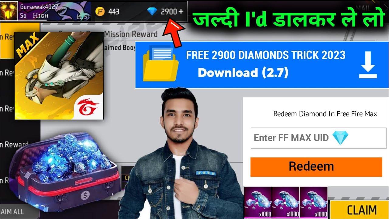 Free Fire Max Diamond Hack (Free Tool 99999) » BihariRockers in 2023