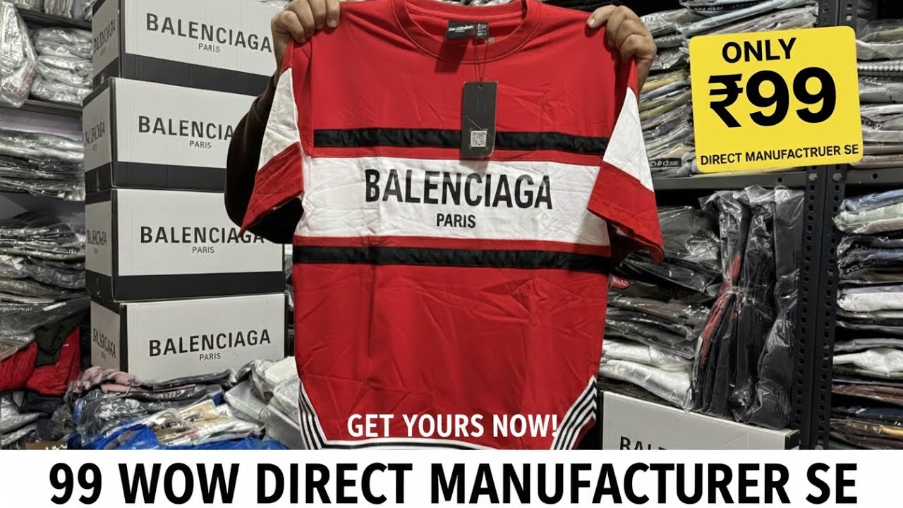 Direct Factory Se T-Shirts - Only ₹99 👕 Wow! Itna Saara Stock Aa Gaya | Shop Tour