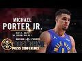 Michael Porter Jr. Full Post Game One Press Conference vs. Timberwolves 🎙