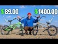 $80 WALMART BMX BIKE VS $1400 BMX BIKE (WHAT'S THE DIFFERENCE?)