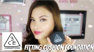 First Impressions ♥ 3CE Fitting Cushion Review | 3CE 피팅 쿠션 파운데이션 리뷰