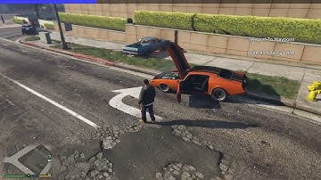 GTA 5 - Strangers and Freaks Tow truck using chaos mod