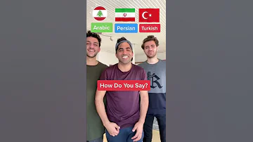 Arabic, Persian & Turkish!? 🇹🇷🇮🇷🇱🇧